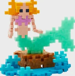 Plus-Plus Brikker - Little Mermaid Figur - Rør Med 100 Stk