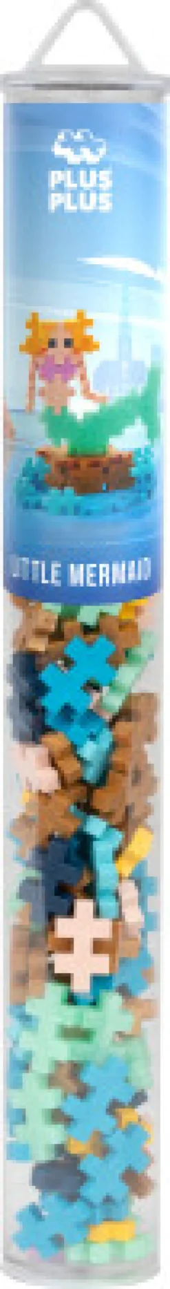 Plus-Plus Brikker - Little Mermaid Figur - Rør Med 100 Stk
