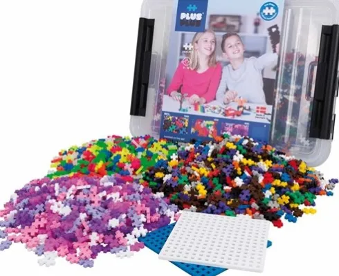 Plus-Plus Brikker - Storage Box Mix - 2400 Dele