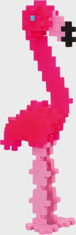 Plus-Plus - Flamingo Figur - Rør Med 100 Brikker