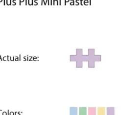 Plus Plus Mini Pastel - 600 Stk