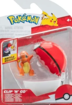 Pokemon - Clip N Go Charmander Med Poke Ball