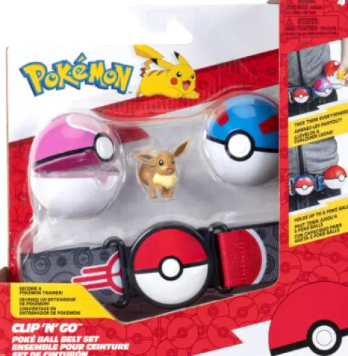 Pokémon - Clip N Go Belt Set Eevee