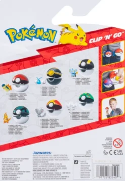 Pokémon - Clip N Go Cyndaquil With Poke Ball