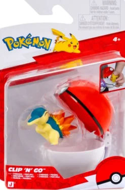 Pokémon - Clip N Go Cyndaquil With Poke Ball