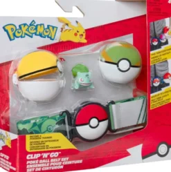 Pokémon - Clip N Go Poké Ball Belt Set - Assorteret