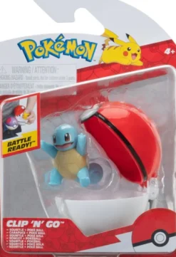 Pokémon - Clip N Go - Squirtle Med Poke Ball