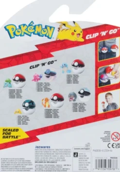 Pokémon - Clip N Go - Squirtle Med Poke Ball