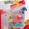 Pokémon - 3 Figurer - Battle Figure Set - Mimikyu, Porygon & Croagunk