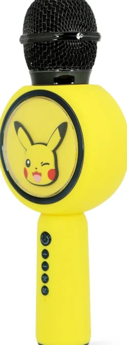 Pokémon - Karaoke Mikrofon Med Lys Til Børn - Pikachu