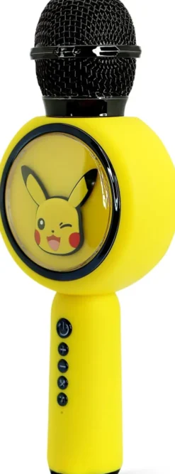 Pokémon - Karaoke Mikrofon Med Lys Til Børn - Pikachu