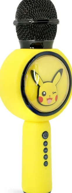 Pokémon - Karaoke Mikrofon Med Lys Til Børn - Pikachu