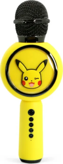 Pokémon - Karaoke Mikrofon Med Lys Til Børn - Pikachu