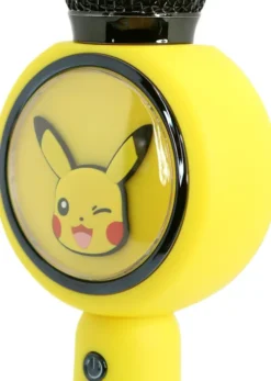 Pokémon - Karaoke Mikrofon Med Lys Til Børn - Pikachu