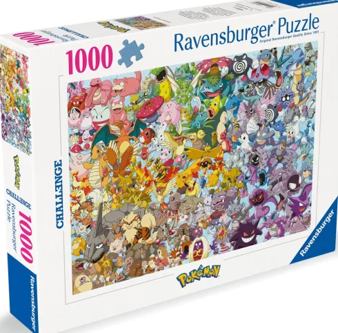 Pokémon Puslespil - Challenge - 1000 Brikker - Ravensburger