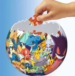 Pokémon Puslespil - 3D Kugle - 72 Brikker - Ravensburger