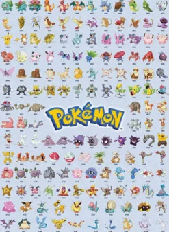 Pokémon Puslespil - The First 151! - 500 Brikker - Ravensburger