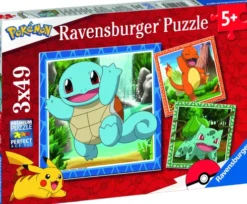 Pokémon Puslespil - 3X49 Brikker - Ravensburger