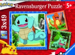 Pokémon Puslespil - 3X49 Brikker - Ravensburger