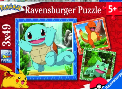 Pokémon Puslespil - 3X49 Brikker - Ravensburger
