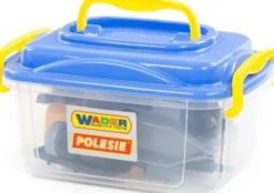 Polesie - Legetøjsbil Med Trailer - Assorteret