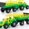 Polesie - Traktor Legetøj Med Hænger I Net - Assorteret