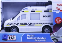 Politibil Legetøj Med Lyd Og Lys