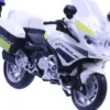 Politi Motorcykel Legetøj Med Lys Og Lyd - 18 CM