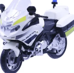 Politi Motorcykel Legetøj Med Lys Og Lyd - 18 CM