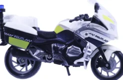 Politi Motorcykel Legetøj Med Lys Og Lyd - 18 CM