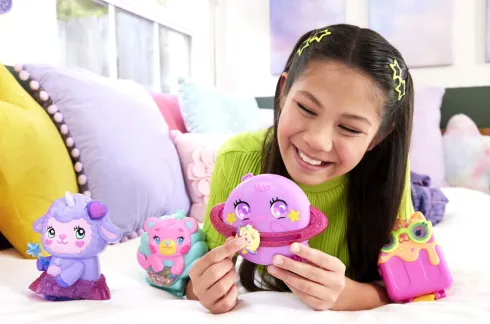 Polly Pocket - Core Compact Strawberry Bunny Basket - Mattel