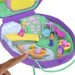 Polly Pocket - Hedgehog Mom & Baby - Figur Sæt - Mattel Jbj91