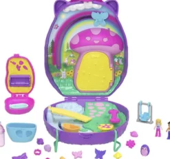 Polly Pocket - Hedgehog Mom & Baby - Figur Sæt - Mattel Jbj91