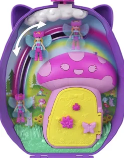 Polly Pocket - Hedgehog Mom & Baby - Figur Sæt - Mattel Jbj91