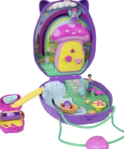 Polly Pocket - Hedgehog Mom & Baby - Figur Sæt - Mattel Jbj91