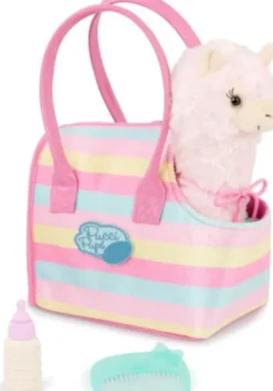 Pucci Pups - Lama Bamse I Stribet Taske