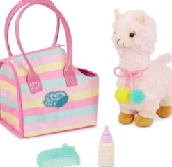 Pucci Pups - Lama Bamse I Stribet Taske