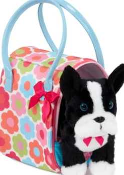 Pucci Pups - Pucci Hund Bamse I Blomstret Taske