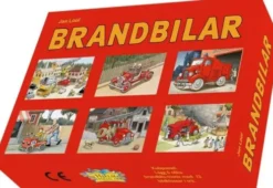 Puslespil Klodser - Brandbiler - 12 Klodser