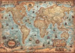 Puslespil - The World - Med 2000 Brikker - Heye