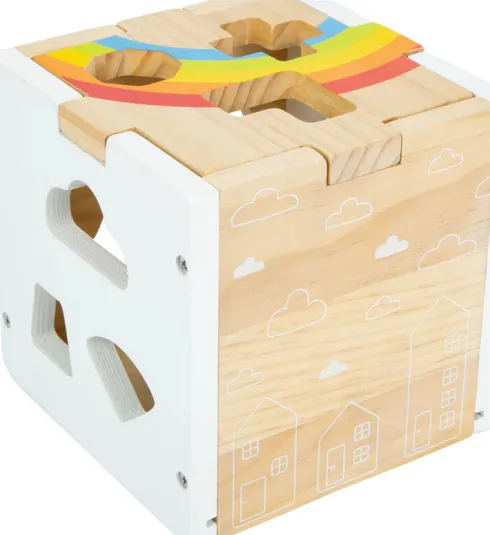 Puttekasse I Træ - Regnbue - Small Foot