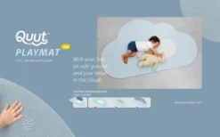 Quut - Legemåtte - Sky - Støvet Blå