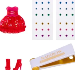 Rainbow High - Be Dazzling Fashion Dolls - Red - Vivienne Rouge