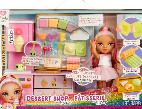 Rainbow High - Little Dessert Shop Med Kandy Legesæt