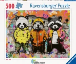 Ravensburger - Animal Graffiti Puslespil 2025 - 500 Brikker