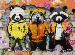 Ravensburger - Animal Graffiti Puslespil 2025 - 500 Brikker