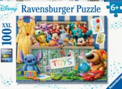 Ravensburger - Disney Pixar Multicharacter - 100 Xxl Brikker