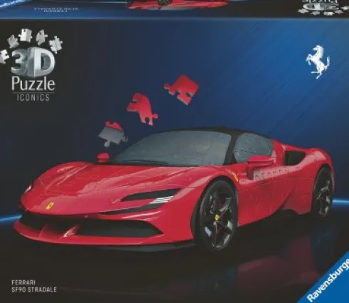 Ravensburger 3D Puslespil - 108 Brikker - Ferrari Sf90 Stradale