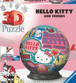 Ravensburger 3D Puslespil - 72 Brikker - Hello Kitty Kugle