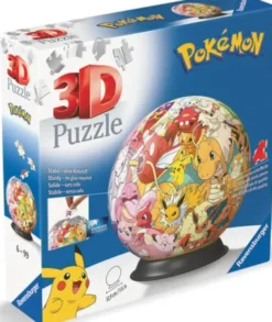 Ravensburger - 3D Puslespil - Pokémon Figurer - 72 Brikker